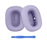 Ear Pads Replacement for AirPods Max Headphone by MMOBIEL - Mesh Fabric Ear Pad Cushions - Noise Isolation Earpads Replacement - Purple