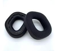 Ear Pads for Corsair HS80 RGB Wireless Gaming Headset, Soft Faux Leather Replacement Earpads, Easy Assembly, Black (H)