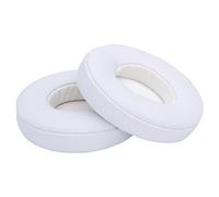 Ear Pads Replacement by MMOBIEL for Beats Dr. Dre Solo 2 Wireless / Dr. Dre Solo 3 Wireless Headphone - Memory Foam and Protein PU Ear Pad Cushions - On-Ear Earpads Replacement - White