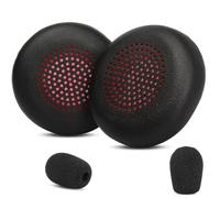 Ear Pads Replacement Ear Cushion Cover Compatible with Poly Voyager Focus UC, Plantronics Voyager Focus UC B825 Binaural, BLACKWIRE 5220 5210 7225, Voyager Focus 2 UC, Voyager 4320 Headset