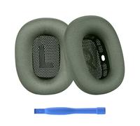 Ear Pads Replacement for AirPods Max Headphone by MMOBIEL - Mesh Fabric Ear Pad Cushions - Noise Isolation Earpads Replacement - Green