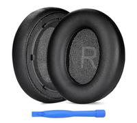 Ear Pads Replacement for Anker Soundcore Space Q45 Headphone by MMOBIEL - Protein PU Ear Pad Cushions - Earpads Replacement - Black