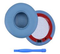 Ear Pads Replacement for Beats Solo 4 Wireless Headphones by MMOBIEL - Memory Foam and Protein PU Ear Pad Cushions - Noise Isolation Earpads Replacement - Blue