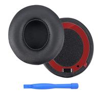 Ear Pads Replacement for Beats Solo 4 Wireless Headphones by MMOBIEL - Memory Foam and Protein PU Ear Pad Cushions - Noise Isolation Earpads Replacement - Black
