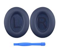 Ear Pads Replacement for Bose QuietComfort 35 (QC35) / Bose Quiet Comfort 35 II (QC35 II) Over-ear Headphone by MMOBIEL - Protein PU Ear Pad Cushions - Noise Isolation Foam Earpads Replacement - Blue