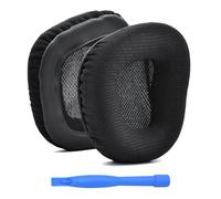 Ear Pads Replacement for Corsair Void Elite Wireless/Pro/SE/Surround/Elite/Void, Wired & Wireless RGB Gaming Headset by MMOBIEL - Mesh Fabric Ear Pad Cushions - Earpads Replacement - Black