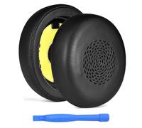 Ear Pads Replacement for Jabra Evolve2 75 Wireless Headset by MMOBIEL - Protein PU Ear Pad Cushions - Earpads Replacement (Only for Jabra Evolve2 75, not for Evolve 75) - Black