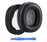 Ear Pads Replacement for JBL E65 (E65BT, E65BTNC) / Live 650 (650NC, 650BTNC) / Live 660 (660NC, 660BTNC) / Duet NC Over-Ear Headphones by MMOBIEL - Memory Foam and Protein PU Ear Pad Cushions - Black