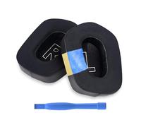 Ear Pads Replacement for Logitech G733 / G335 Lightspeed Wireless Gaming Headset by MMOBIEL - Cooling Gel Ear Pad Cushions - Noise Isolation Earpads Replacement - Black