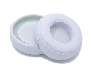 Ear Pads Replacement for Monster Beats by Dr. Dre Pro Detox Headphone by MMOBIEL - Memory Foam and Protein PU Ear Pad Cups Cover Cushions - Earpads Replacement - White