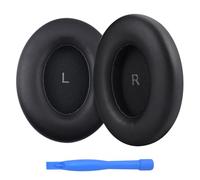 Ear Pads Replacement for Sennheiser Momentum 4 Wireless Over-Ear Headphones by MMOBIEL - Memory Foam and Protein PU Ear Pad Cushions - Noise Isolation Earpads Replacement - Black