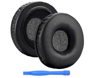 Ear Pads Replacement for Sony MDR-V150 ZX300 V300 V250 V100 V200 V400 Headphone by MMOBIEL - Protein PU Ear Pad Cushions - Earpads Replacement - Black
