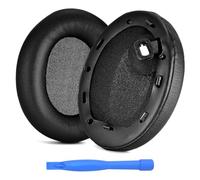 Ear Pads Replacement for Sony WH-1000XM4 by MMOBIEL - Noise Cancelling Headphone Pads - Memory Foam and Protein PU Ear Pad Cushions - Noise Isolation Earpads Replacement - Black