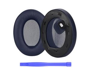 Ear Pads Replacement for Sony WH-1000XM4 Noise Cancelling Headphone by MMOBIEL - Memory Foam and Protein PU Ear Pad Cushions - Noise Isolation Earpads Replacement - Blue