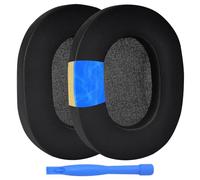 Ear Pads Replacement for Sony WH-1000XM5 by MMOBIEL - Cooling Gel & Ice Silk Memory Foam Cushions - Noise-Isolating Earpad Replacements - Soft & Breathable - Black