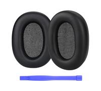 Ear Pads Replacement for Sony WH-1000XM6 Noise Cancelling Headphone by MMOBIEL - Memory Foam and Protein PU Ear Pad Cushions - Noise Isolation Earpads Replacement - Black