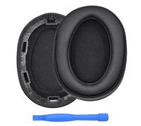 Ear Pads Replacement for Sony WH-H900N / Sony MDR-100ABN Noise Cancelling Headphone by MMOBIEL - Memory Foam and Protein PU Ear Pad Cushions - Noise Isolation Earpads Replacement - Black