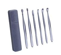 Ear Pick - Reusable Ear Cleaner | 6X Portable Wax Remover Scoop | Curette Earwax Extraction with Storage Box, Spiral Cleaning Tool, Painless Earwax Scraper Kit, Hygienic Grooming Set for Home