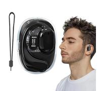 Ear Piece Translator - Real Time Translation, Wireless Translator Device, Clear Voice Noise Cancelling Headset, Intelligent Speech Recognition Gadget | Travel Communication Headphones for Wo