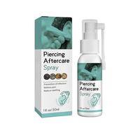 Ear Piercing Aftercare Spray, Piercing Cleaning Solution, Sterile Saline for Ears, Nose, Navel, Tongue