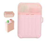 Ear Piercing Cleaning Kit, 240PCS Ear Piercing Hole Cleaner Floss & 15ml Cleaning Solution, Disposable Aftercare Cleaner, Solution for Women Men (Pink)