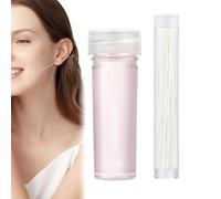 Ear Piercing Cleaning Kit - 70 Pieces Earring Hole Cleaner - Ear Wax Removal Solution 15ml for Men Women Travel Home