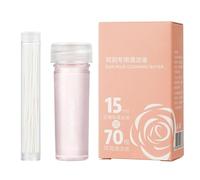 Ear Piercing Cleaning Kit - 70 Pieces of Piercing Cleaner - Ear Wax Removal Solution 15ml for Men Women Travel Home