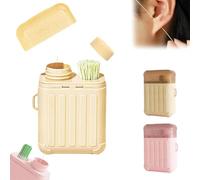 Ear Piercing Cleaning Kit,Ear Hole Ear Care Kit,Earrings Hole Cleaner with 240pcs Ear Piercing Hole Cleaner Floss & 10ml Cleaning Solution, Quick and Easy Use for Women Men (Mint)