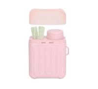 Ear Piercing Cleaning Kit, Ear Piercing Hole Cleaner Floss Kit, Ear Hole Ear Care Kit, Earrings Hole Cleaner, Disposable Aftercare Cleaner, with 240pcs Ear Piercing Hole Cleaner Floss (Pink)