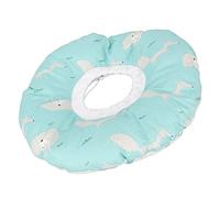 Ear Piercing Pillow for Side Sleepers, Ear Hole Piercing Pillow, Ear Sore Relief Pillow for Pattern Inflammation Pressure Sore Relief, Side Sleeping Ear Guard Pillow, 12.6 Inch (Blue and Gray)