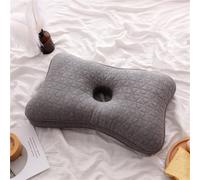 Ear Piercing Pillow for Side Sleepers - Single-Hole Design for Ear Pain Relief Pressure Sore Prevention Comfortable Sleep 54x33cm Ideal for Post-Piercing Recovery