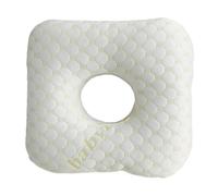 Ear Piercing Pillow - Memory Foam Cushion Sleeping Pillow, 11.02x11.02x2.76 Inch Soft Support Cushion for Airplane Car Workplace Gym Nap Travel Home Bed | Comfort Pressure Relief Ear Support Sleeping