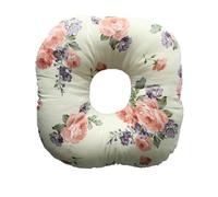 Ear Piercing Pillow with a Ear Hole for CNH and Ear Piercing Ear Pain Ear Inflammation Pressure Sores, O-Shaped Side Sleeping Pillow Ear Guard Pillow (Red)