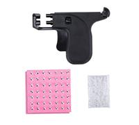 Ear Piercing Set Body Piercing Tools Kit Professional Painless Body Hole Tool Ear Nose Navel Machine Black