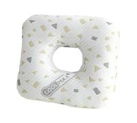 Ear Pillow Pressure Relief Orthopedic Sleeping Cushion Adjustable Opening Hole Sensitive Side Sleeper Protection Beauty Support Bed Relaxation Anti Recovery Comfort Cover Soft Hypoal