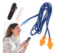 Ear Plug Headphones for Work,100dB Noise Cancelling Ear Plugs - with Clips Soundproof Headphones for Noisy Environment Phone Calls Studying Teens Children Factory Working Job Site