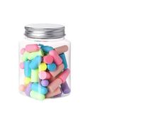 Ear Plugs 24/60/120Pcs Soft Sponge for Sleeping Travel Noise Reduction Rate 35.5db Sound Insulation(Yellow)