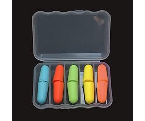 Ear Plugs,5 Pairs Resuable Earplugs Noise Cancelling Ear Plug for Hearing Protection Sleeping Travel Concerts Studying Work Loud Noise Snoring(Foam Ear Plugs)