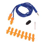 Ear Plugs Earphone with Braided Cord, Silicone Earplugs for Study, Commute and Everyday Sound Isolation Passive Earplugs Corded Ear Plugs Silicone Detachable Braided Cord