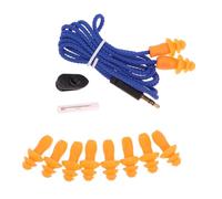 Ear Plugs Earphone with Braided Cord, Silicone Earplugs for Study, Commute and Everyday Sound Isolation Passive Earplugs Corded Ear Plugs Silicone Detachable Braided Cord