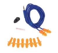 Ear Plugs Earphone with Braided Cord, Silicone Earplugs for Study, Commute and Everyday Sound Isolation Passive Earplugs Corded Ear Plugs Silicone Detachable Braided Cord
