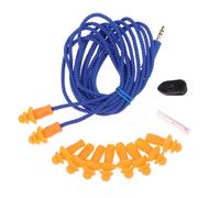 Ear Plugs Earphone with Braided Cord, Silicone Earplugs for Study, Commute and Everyday Sound Isolation Passive Earplugs Corded Ear Plugs Silicone Detachable Braided Cord