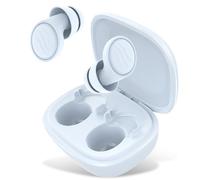 Ear Plugs for Sleep, 35dB Noise Cancelling Hearing Protection Earplugs with Single/Double EarTips, Reusable Silicone Ear Plug, 4 Sizes XS/S/M/L and Carrying Case