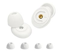 Ear Plugs for Sleep, 40dB Noise Reduction Earplugs, Reusable Earplug, White | Ultra Soft, Noise Cancelling, Designed for Side Sleepers, Come with Storage Case & 6 Eartips, Suit for Study, Working, Travel
