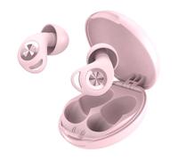 Ear Plugs for Sleep, 45dB Noise Cancelling Earplugs Hearing Protection for Sleep, Concentration, Travel, Work, Concerts, Ultra Comfortable Reusable Silicone Ear Plugs, 8 Tips(XS/S/M/L) & Case,Pink