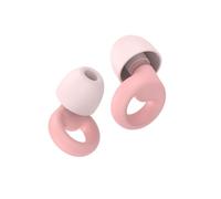 Ear Plugs for Sleep 46dB Noise Cancelling, Customized Soft Earplugs for Concert, Reusable Ear Plug for Noise Reduction with Case & 7 Eartips 4 Sizes XS/S/M/L, for Sleep, Work, Study, Travel, Pink