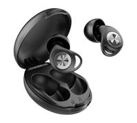 Ear Plugs for Sleep Black, 45dB Noise Cancelling Earplugs Hearing Protection for Sleep, Concentration, Travel, Work, Concerts, Ultra Comfortable Soft Reusable Silicone Ear Plugs, with 8 Tips & Case