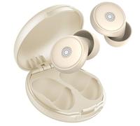 Ear Plugs for Sleep Noise Cancelling -45dB, Customized Soft Earplugs for Concert, Reusable Ear Plug for Noise Reduction with Case & 8 Eartips, for Sleep, Concert, Working, Studying (Off White)