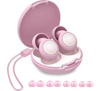 Ear Plugs for Sleep Noise Cancelling, Comfortable Soft Reusable Washable 45dB Noise Reducing Earplugs with Case & 8 Eartips, for Noise Reduction, Concert, Working, Studying, Traveling