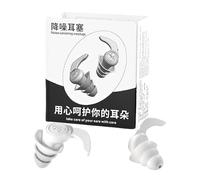 Ear Plugs for Sleep - Noise Reduction Earplugs - Ultra Comfortable Reusable Silicone Ear Plugs | for Protection Sleep, Noise Sensitivity, Study & Work Concentration, Water Proof